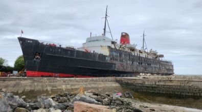 Troubled Waters for Beached Ship - The Duke of Lancaster