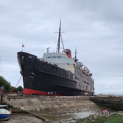 Troubled Waters for Beached Ship - The Duke of Lancaster