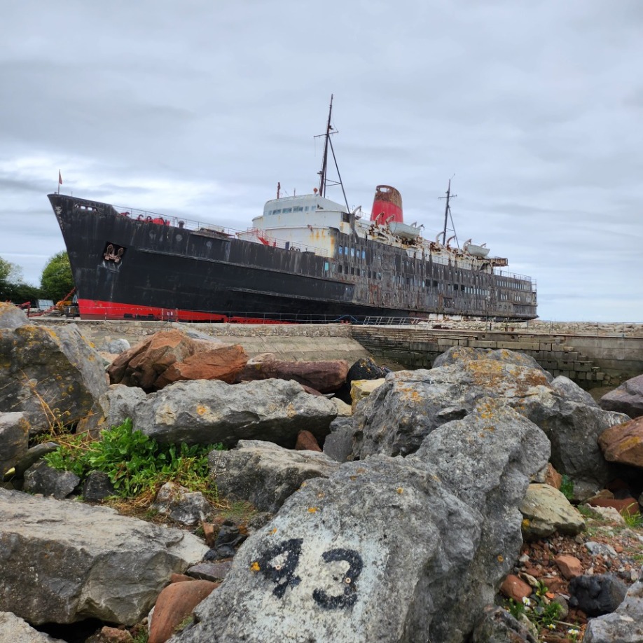 Troubled Waters for Beached Ship - The Duke of Lancaster
